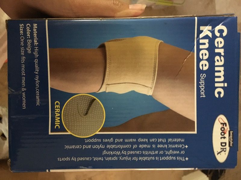 Ceramic knee support