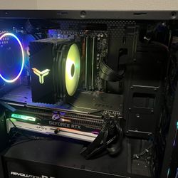 Gaming pc and monitor
