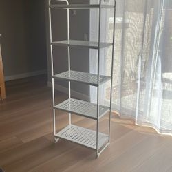IKEA White Metal Shelf 
