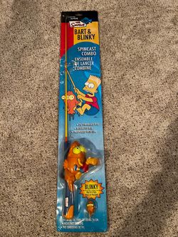 BART and Blinky fishing rod.