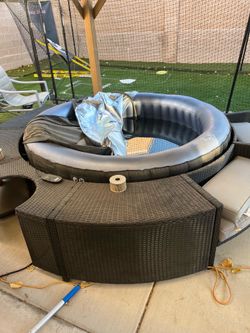 Hot Tub and Surrounding