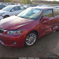 2012 Lexus CT 200h - Parts Only #MA1