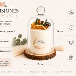 Vela Aromática Decorativa para Hogar 