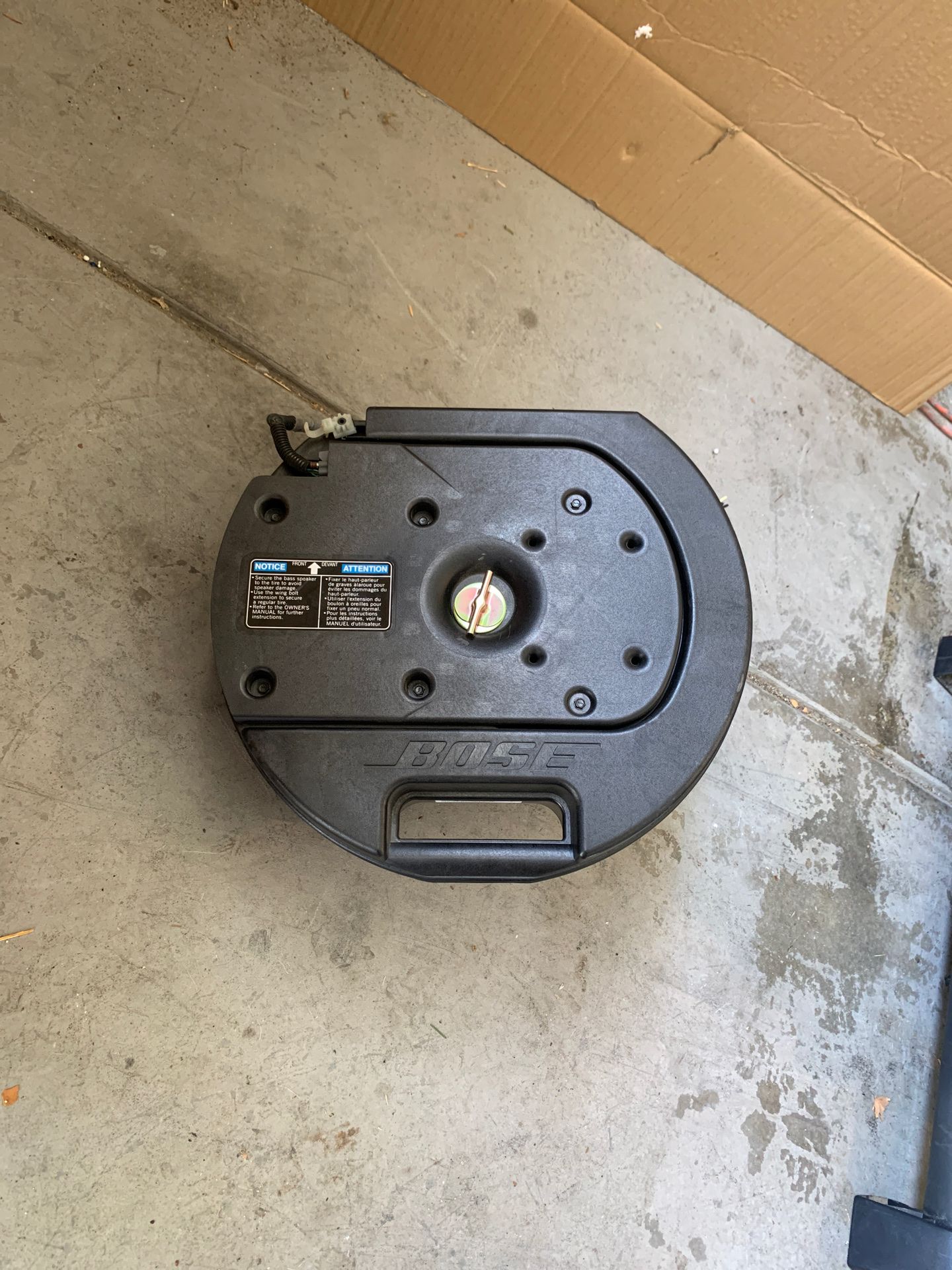 Acura RSX Type-S Bose Spare Tire Subwoofer
