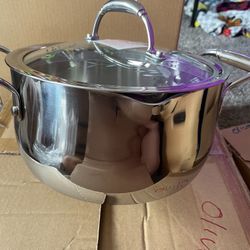 princess house olla de 4.5qt acero inoxidable