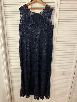Sequence Formal Dress Navy Blue
