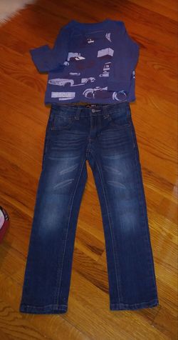 Jeans-shirt for boys size 6/7