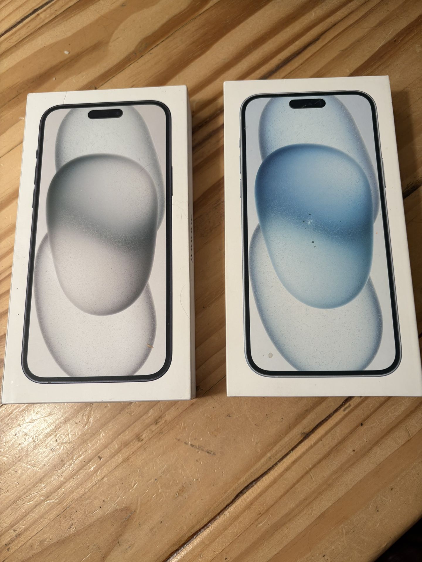 2 New In Box iPhone 15+ Black/White Unlocked