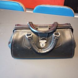 Vintage Leather Medical-Nurses Bag