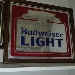 2 budweiser mirrors