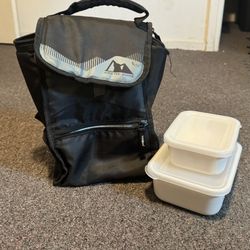 Arctic Zone insulated lunch bag With Food Containers 