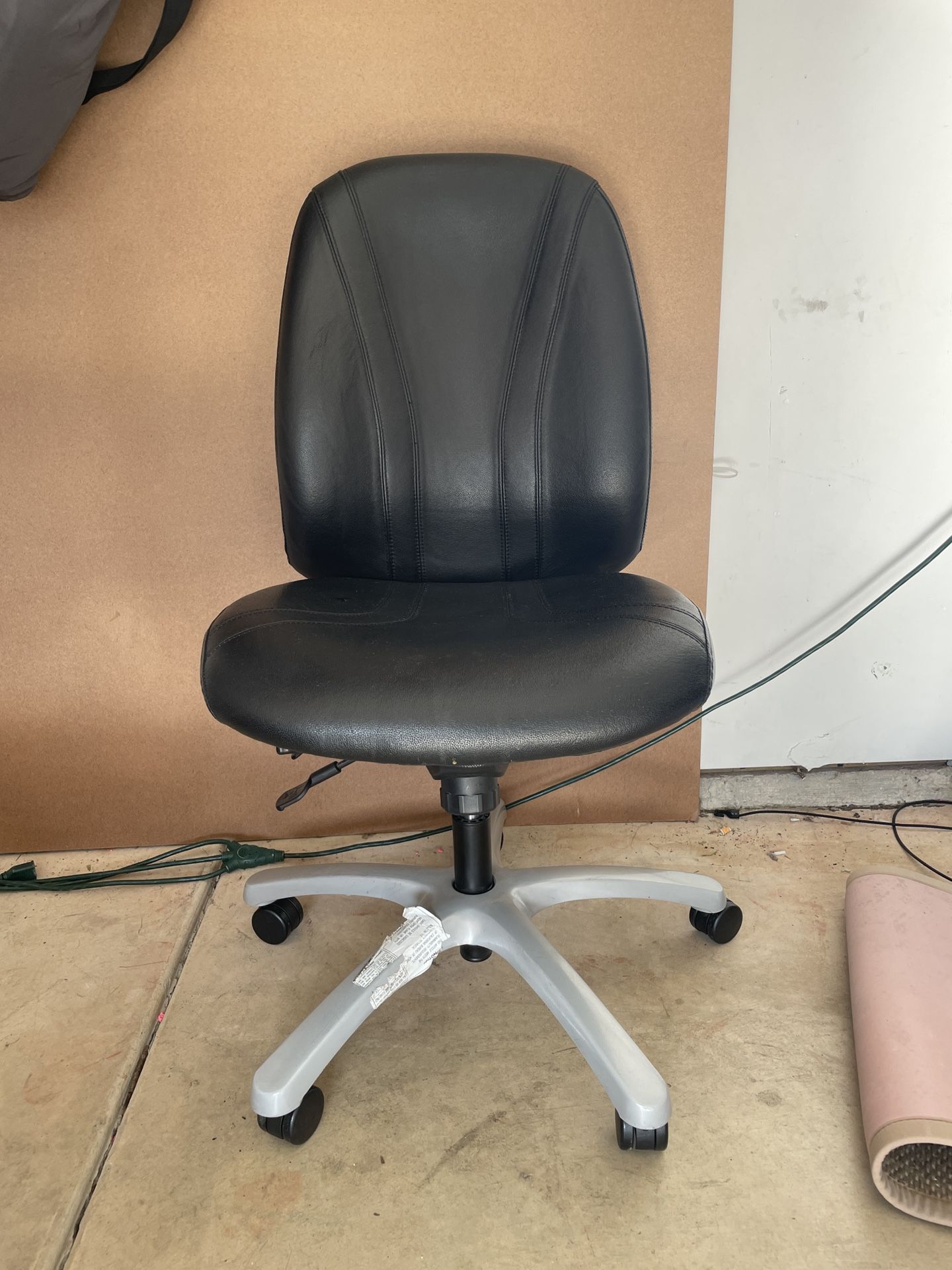 Black Leather Office Chair