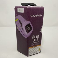 Garmin Vivofit Jr. 3 Kids Activity Fitness Tracker Lilac Floral
