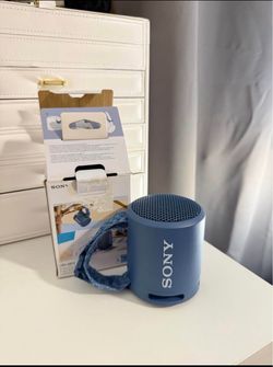New! Mini blue Sony speaker