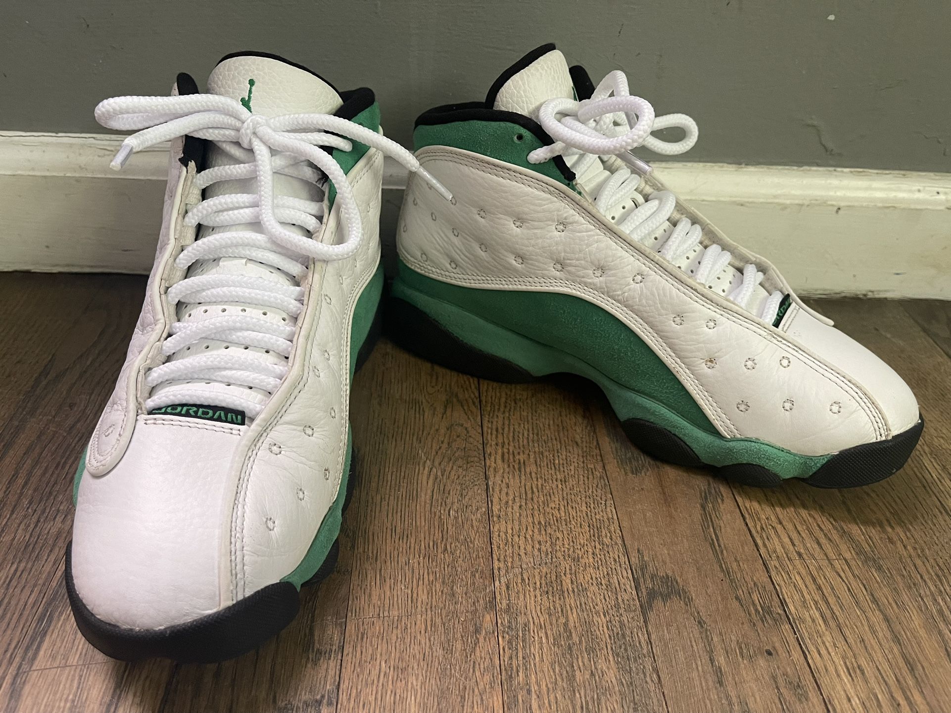 Jordan 13 Retro White “Lucky Green” Men’s