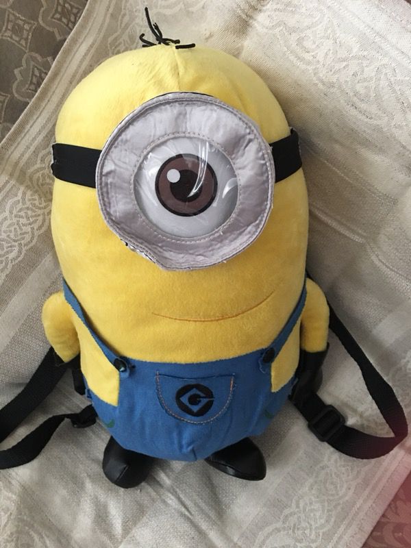 Minion Backpack Pillow