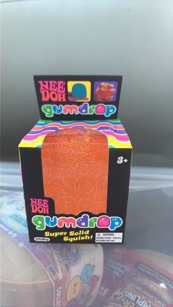 Nee Doh Orange Gumdrop Squish Toy