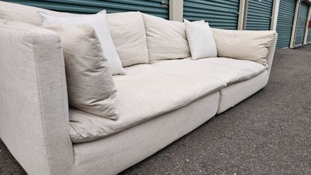 FREE DELIVERY!!! Crate & Barrel "Unwind" 2pc Modular Couch ($3.2K Retail...50%+ OFF!!!)