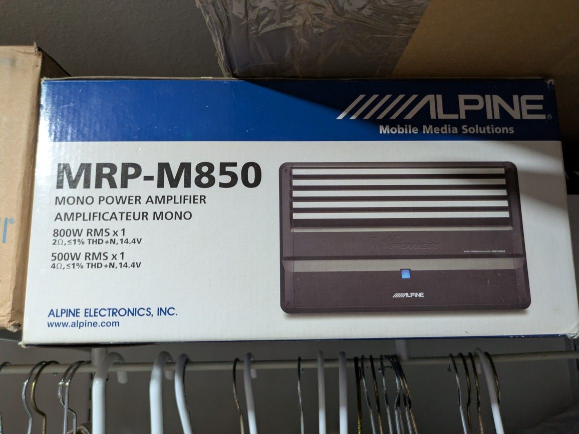 Alpine Amp MRP-M850