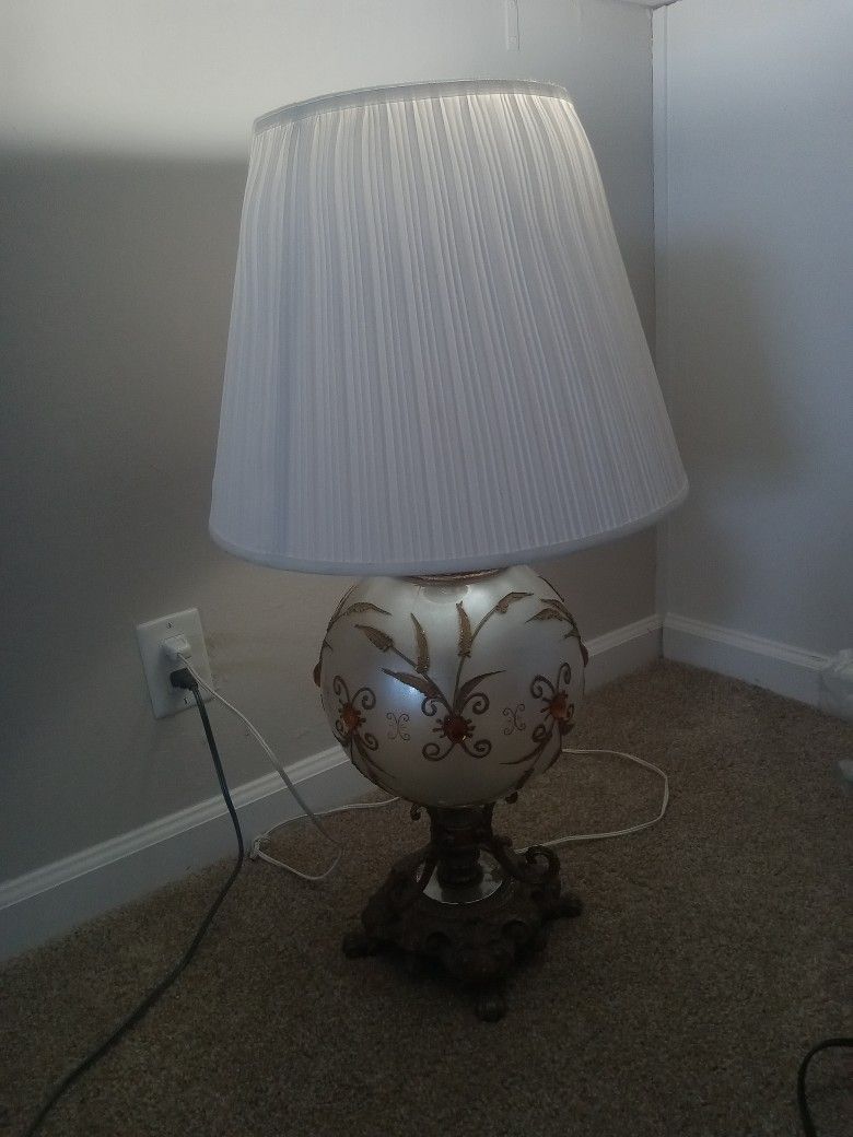 Mid Century Modern Falkenstein Brass Finish Table Lamp