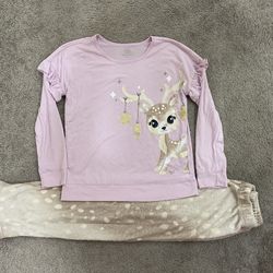 Girls Justice Deer Pjs Set size 14/16