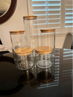 Glass jars
