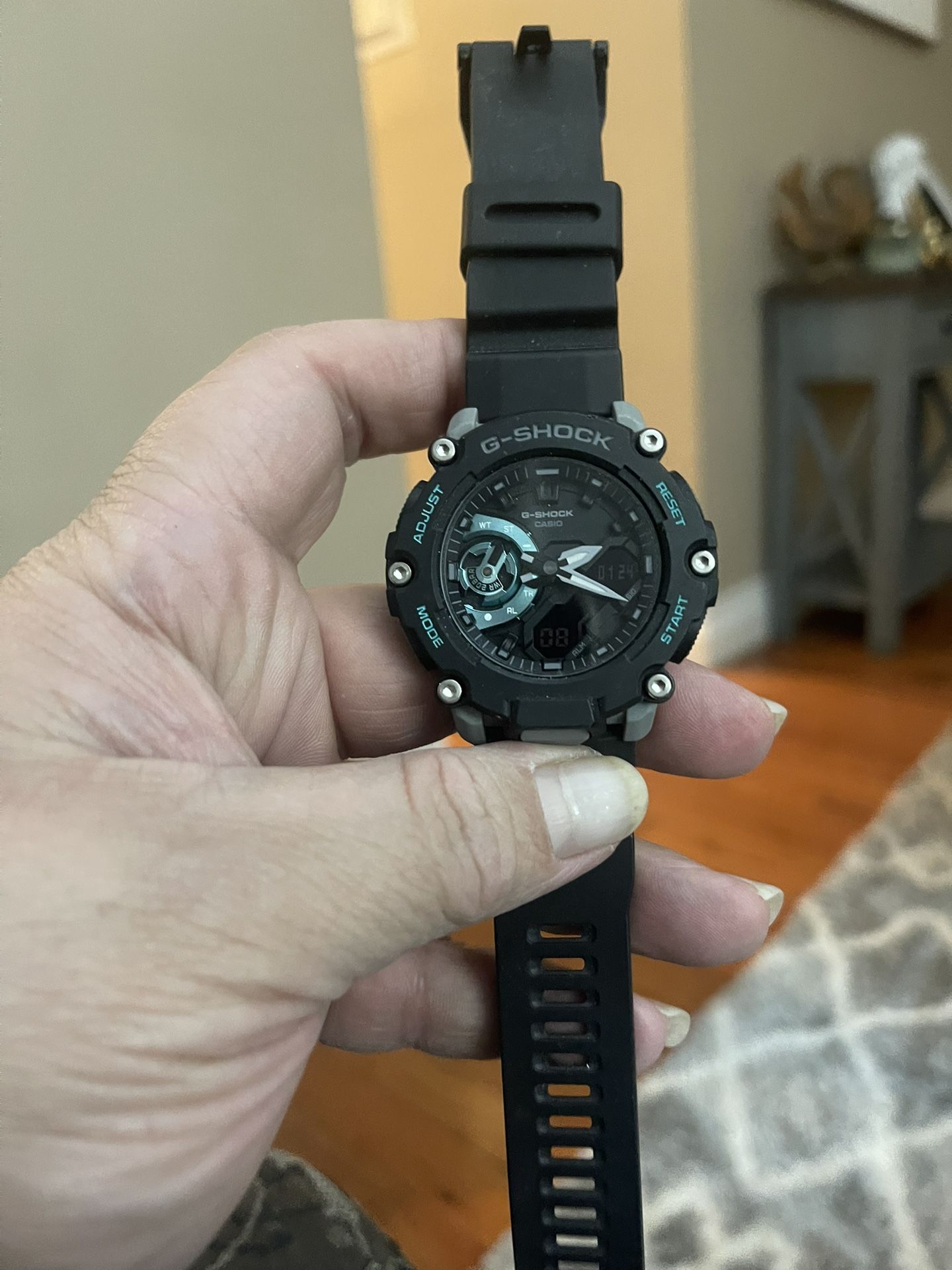 Casio Carbon Core Turquoise Digital Watch GShock