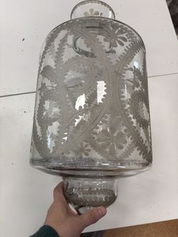 Vintage Glass Globe Chandelier