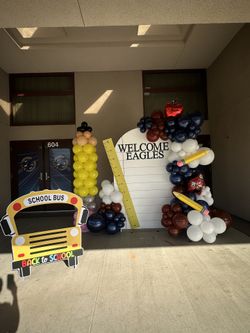 Back To School Balloon Garland.