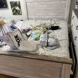 Brand New BED FRAME! And Mattress With Box Spring 