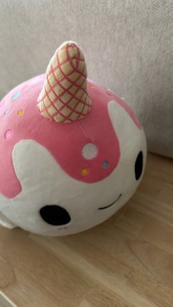 Pink Unicorn Ice Cream Plush Toy