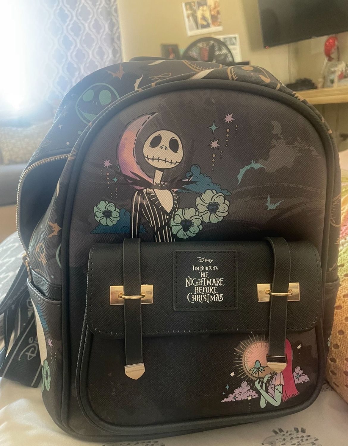 Nightmare Before Christmas, Mini Leather  Backpack