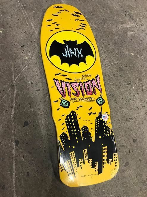 Vision Jinx Mini Skateboard Deck
9.5'' x 29.5''
Marty Jimenez Pro Model