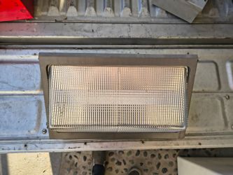 3 Industrial Wallpack lights