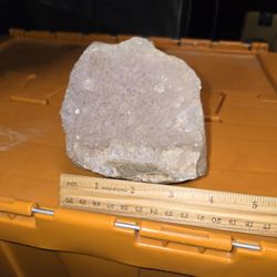 Amethyst spritz quartz cluster