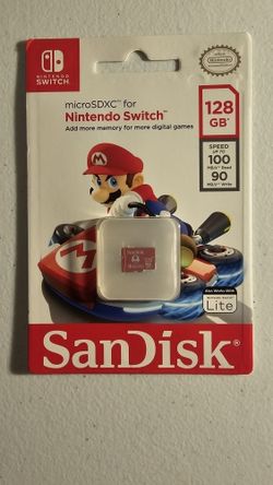 SanDisk 128 GB Micro SDXC for Nintendo Switch