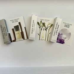 3x ISSEY MIYAKE Perfume Samples 0.6ml /.02oz New Release