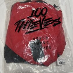 100 Thieves Tri Color Windbreaker New