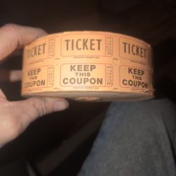 Raffle Ticket Roll