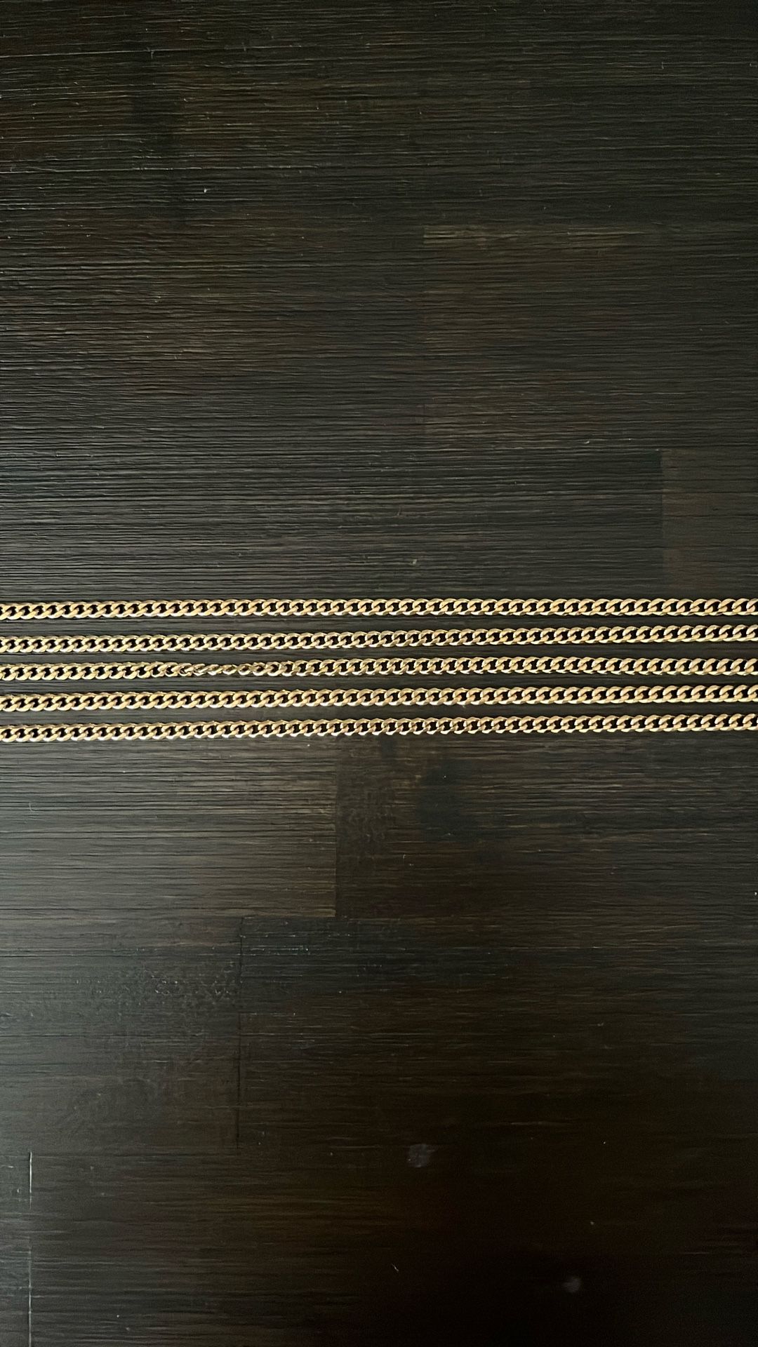 Gold Plated 18k Stainless Steel Necklace.