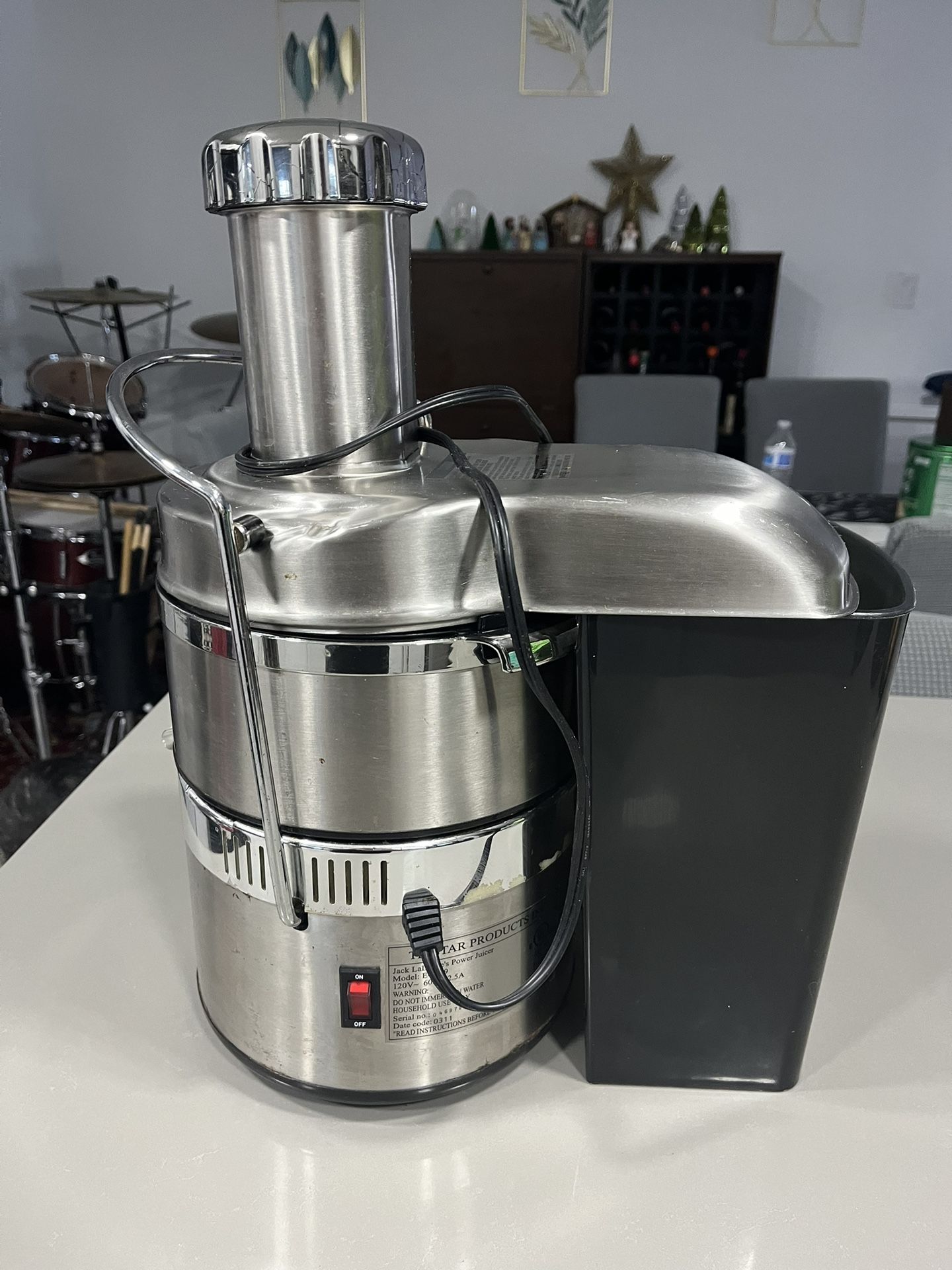 Stainless Steel Jack Power Juicer Jack LaLanne's Power Juicer Pro
