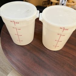 Cambro Containers Set Of 2