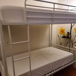 Twin Bunk Bed Set Metal