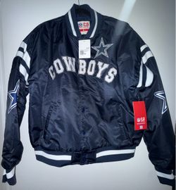 Dallas Cowboys NFL Satin Bomber Jacket Size M