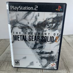 Document of Metal Gear Solid 2 (Sony PlayStation 2, 2002)