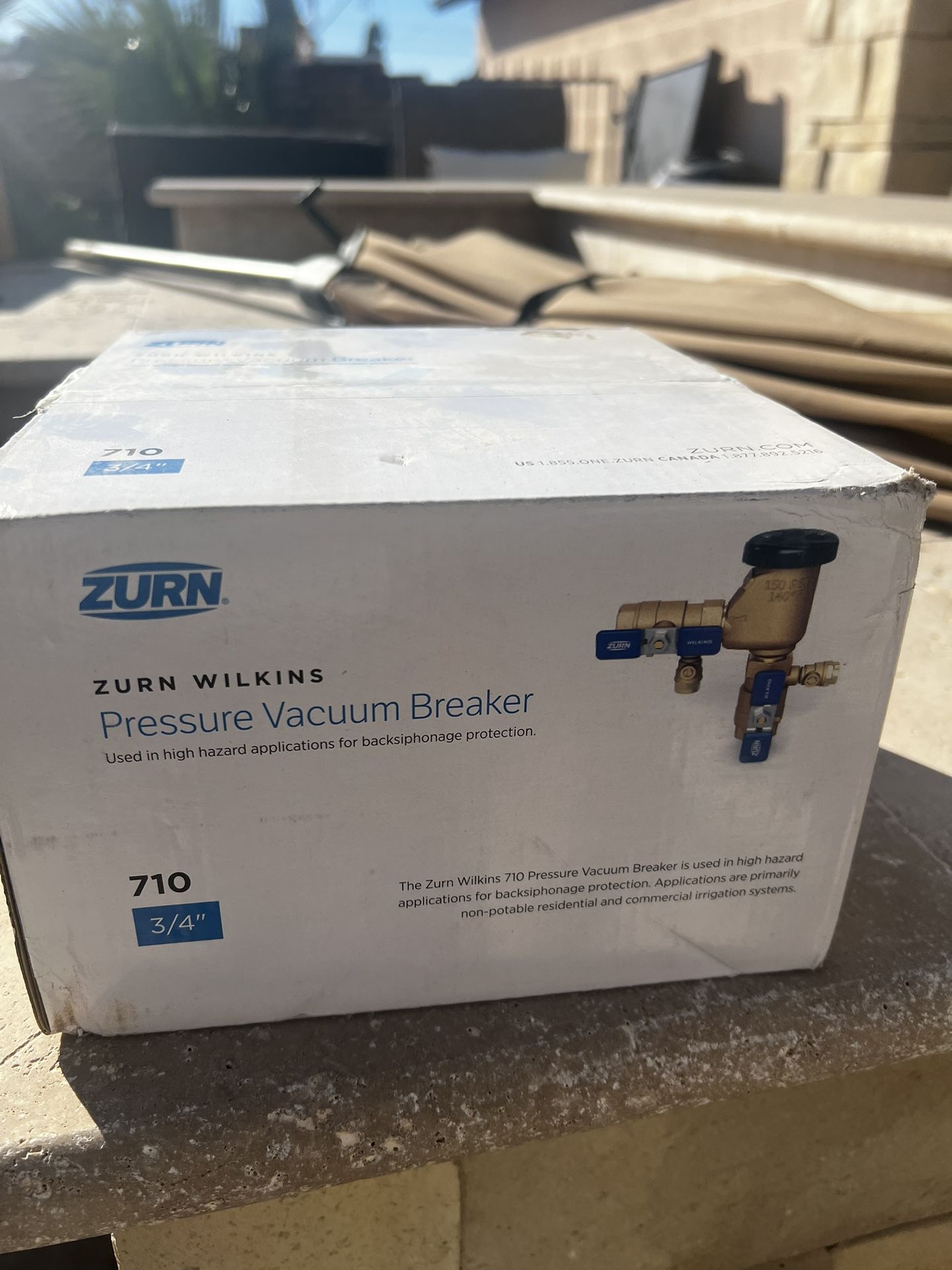 Wilkins Back Flow Preventer 3/4 “