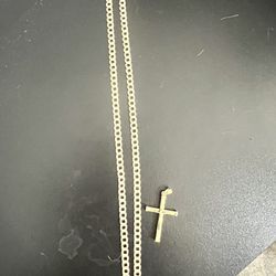 14 K White And Yellow Gold