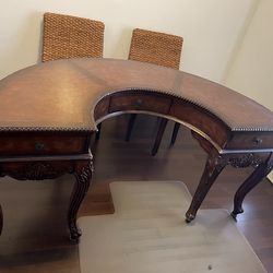 Office Furniture (Desk 66” W x 31” H & Hutch 72” W x 33” H