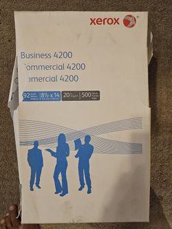 Copy Paper 8.5 X 14 Inch. 500 Sheets