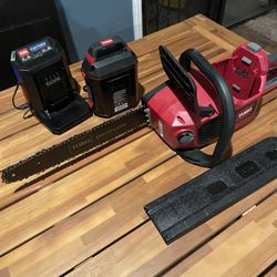 Flex-Force 16 in. 60-Volt Max Lithium-Ion Battery Electric Cordless Chainsaw, 2.5 Ah Battery and Charger Included